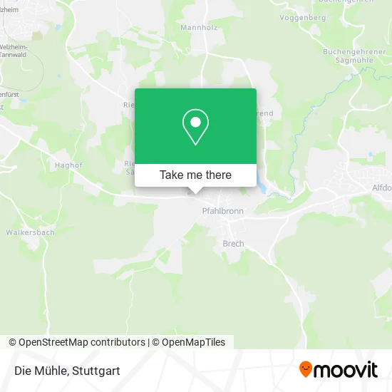 Карта Die Mühle