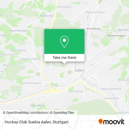 Hockey-Club Suebia Aalen map