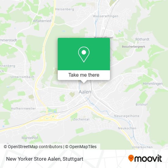 New Yorker Store Aalen map