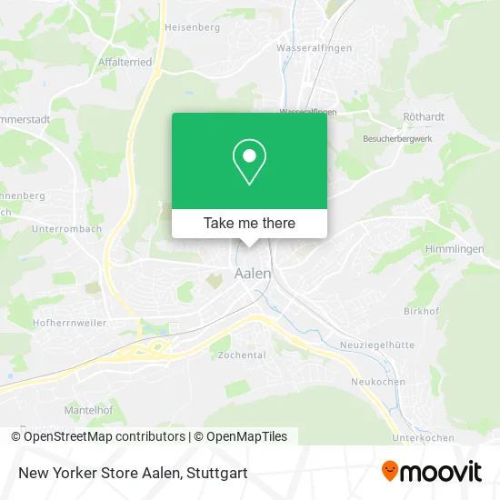 Карта New Yorker Store Aalen