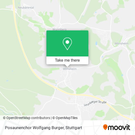 Posaunenchor Wolfgang Burger map
