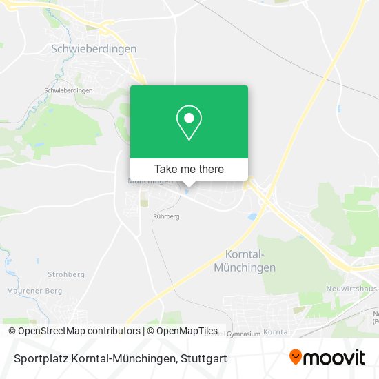 Карта Sportplatz Korntal-Münchingen