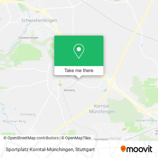 Карта Sportplatz Korntal-Münchingen