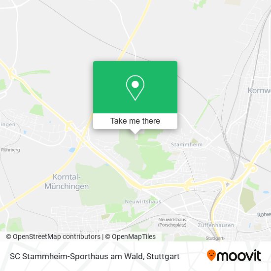 SC Stammheim-Sporthaus am Wald map