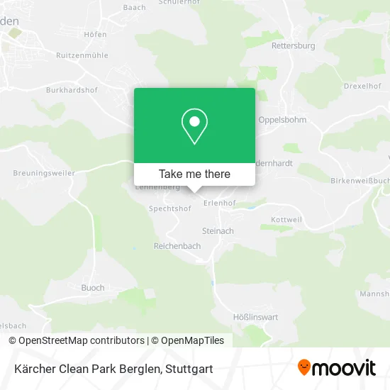Карта Kärcher Clean Park Berglen