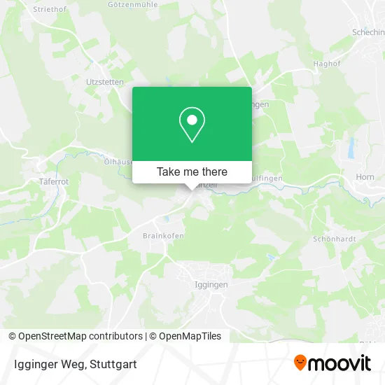 Карта Igginger Weg