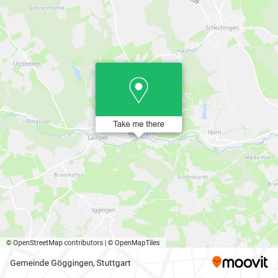 Gemeinde Göggingen map