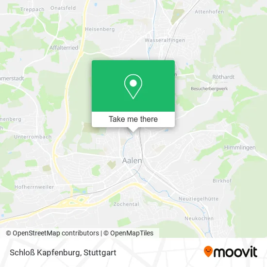 Карта Schloß Kapfenburg