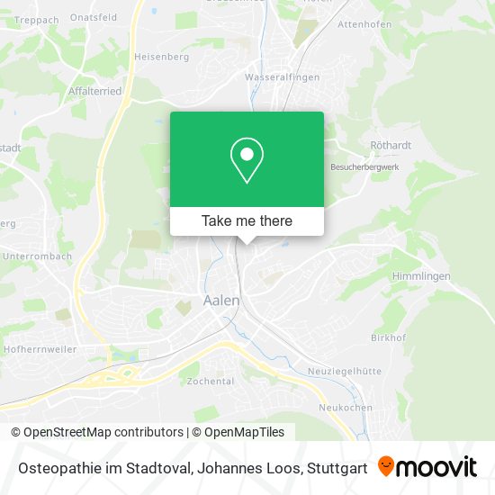 Osteopathie im Stadtoval, Johannes Loos map