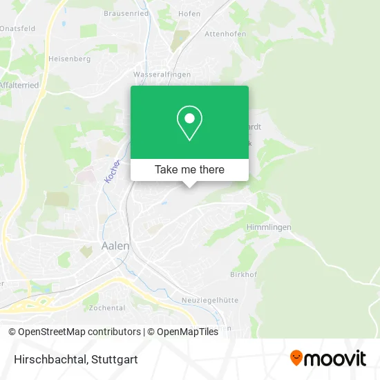 Карта Hirschbachtal