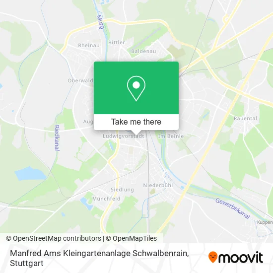 Карта Manfred Ams Kleingartenanlage Schwalbenrain