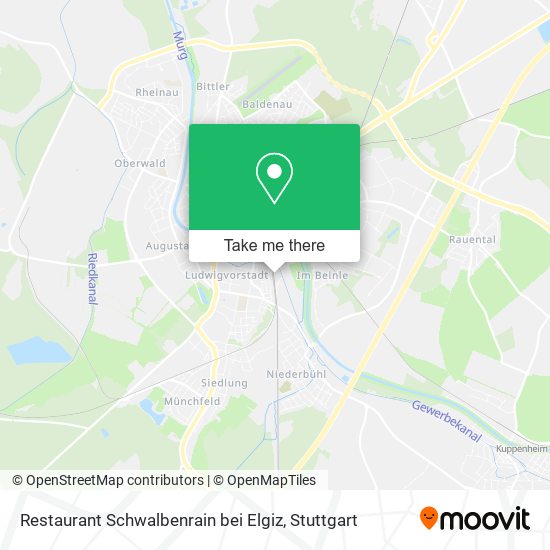 Restaurant Schwalbenrain bei Elgiz map