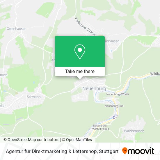 Agentur für Direktmarketing & Lettershop map