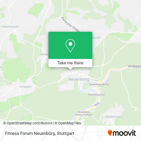 Fitness Forum Neuenbürg map