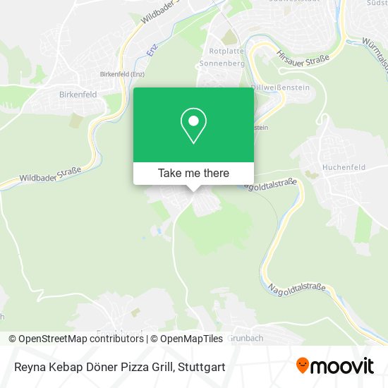 Карта Reyna Kebap Döner Pizza Grill