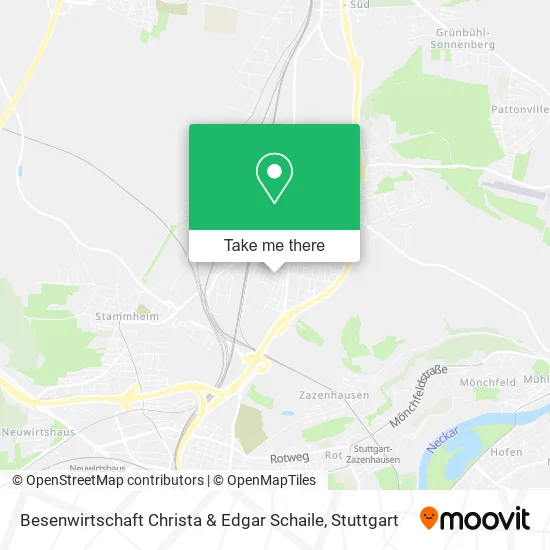 Карта Besenwirtschaft Christa & Edgar Schaile