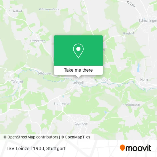 TSV Leinzell 1900 map