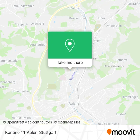 Карта Kantine 11 Aalen