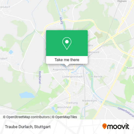 Карта Traube Durlach