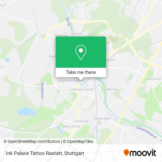 Ink Palace Tattoo Rastatt map