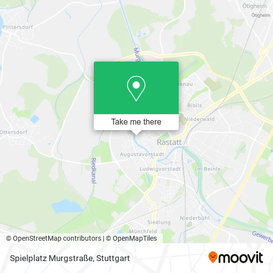 Карта Spielplatz Murgstraße