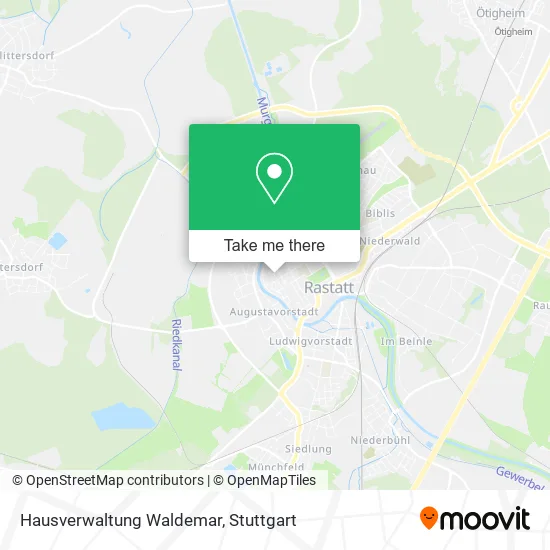 Карта Hausverwaltung Waldemar