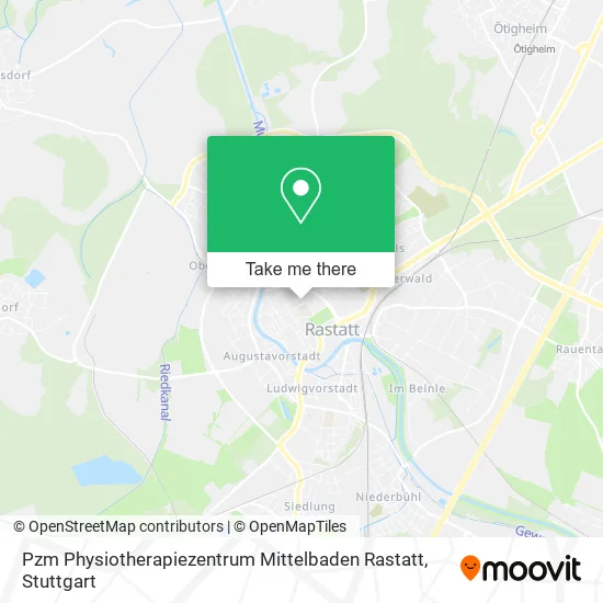 Карта Pzm Physiotherapiezentrum Mittelbaden Rastatt