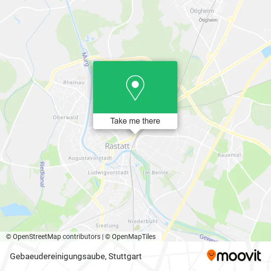 Карта Gebaeudereinigungsaube