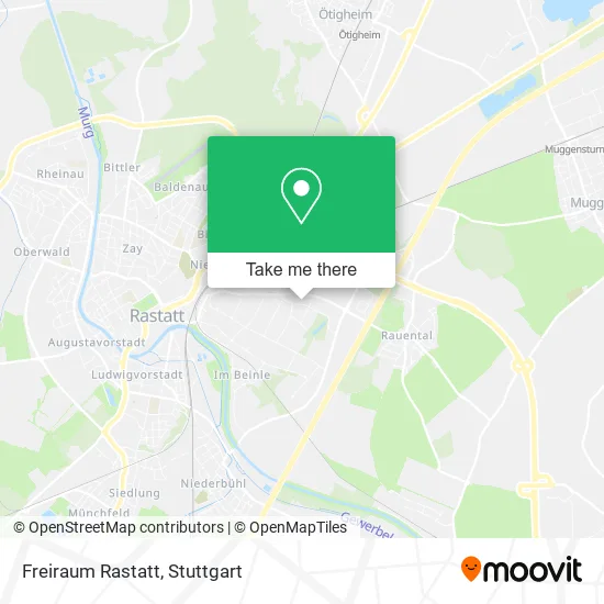 Карта Freiraum Rastatt