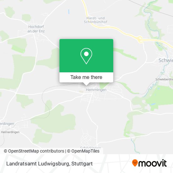 Landratsamt Ludwigsburg map