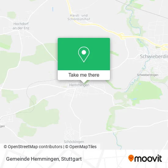 Карта Gemeinde Hemmingen