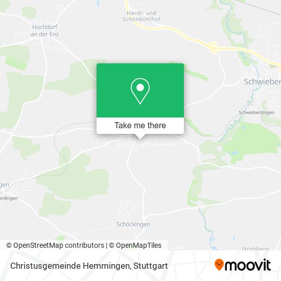 Christusgemeinde Hemmingen map