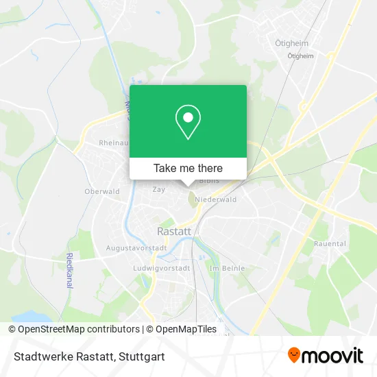 Карта Stadtwerke Rastatt
