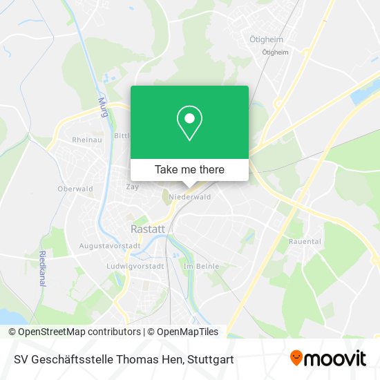SV Geschäftsstelle Thomas Hen map