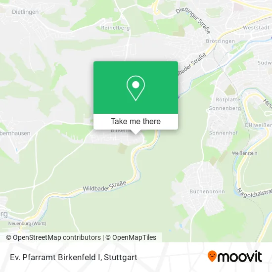 Карта Ev. Pfarramt Birkenfeld I