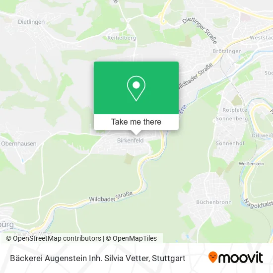 Карта Bäckerei Augenstein Inh. Silvia Vetter