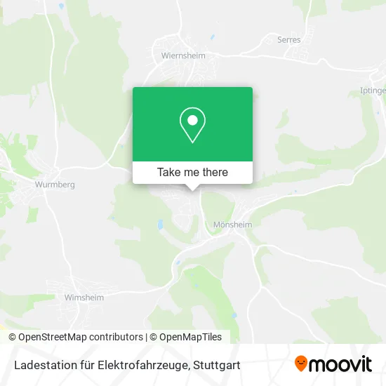 Карта Ladestation für Elektrofahrzeuge