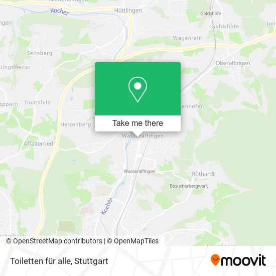 Карта Toiletten für alle