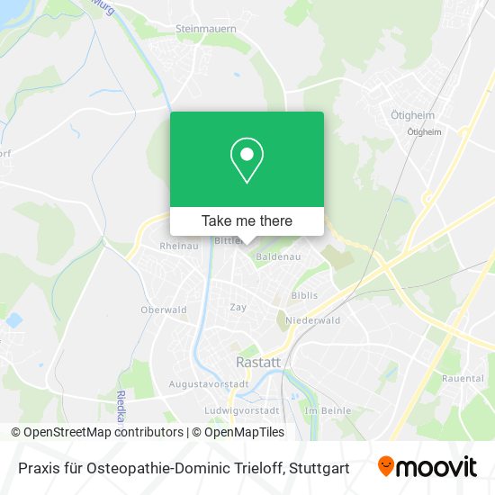 Карта Praxis für Osteopathie-Dominic Trieloff