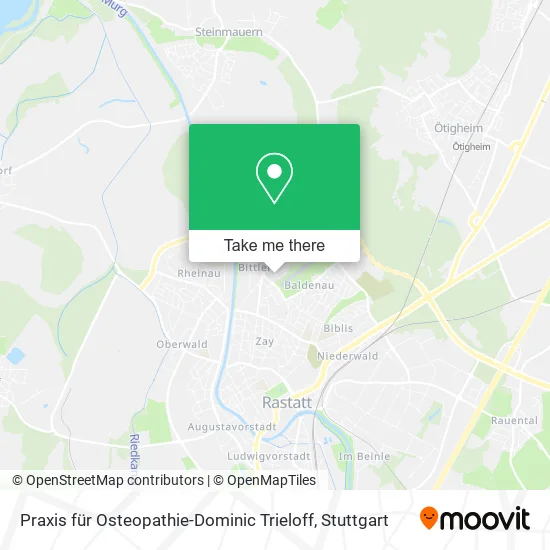 Карта Praxis für Osteopathie-Dominic Trieloff