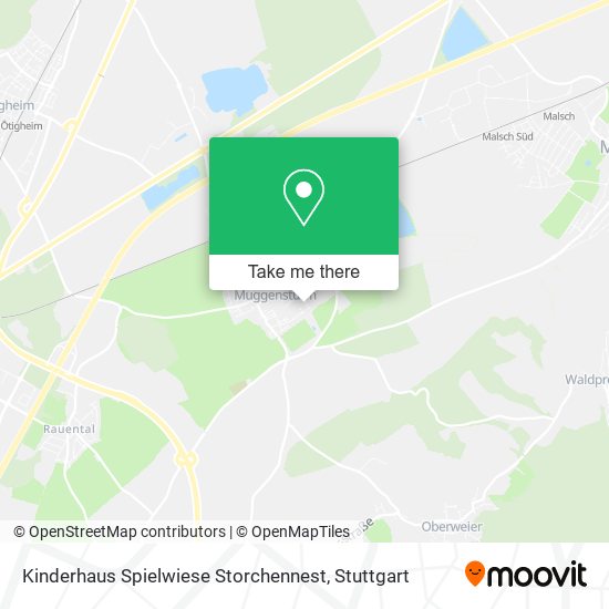 Kinderhaus Spielwiese Storchennest map