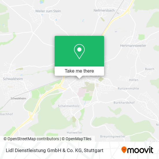 Lidl Dienstleistung GmbH & Co. KG map