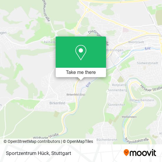 Sportzentrum Hück map