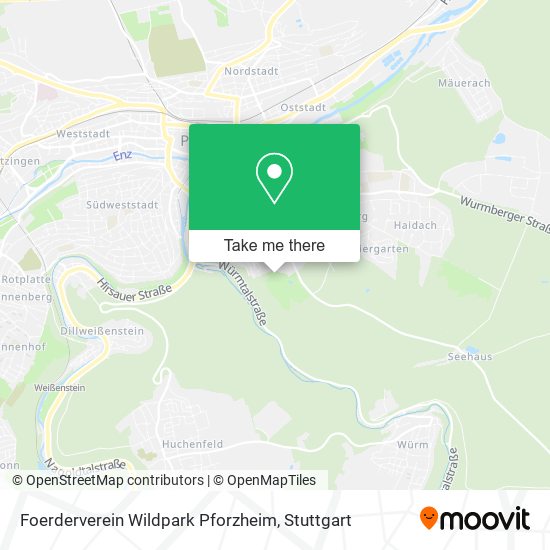 Foerderverein Wildpark Pforzheim map