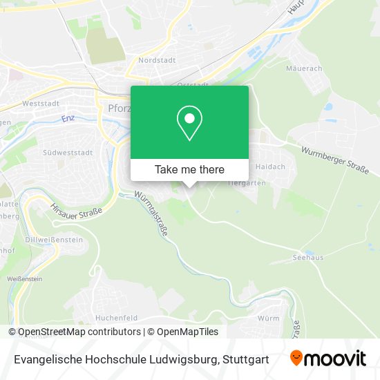 Карта Evangelische Hochschule Ludwigsburg