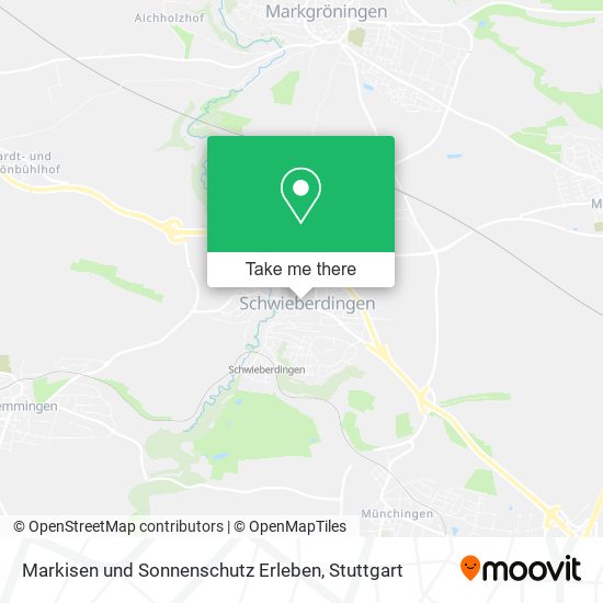 Markisen und Sonnenschutz Erleben map