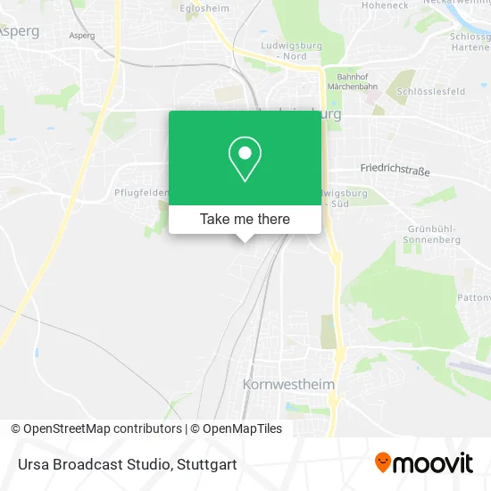 Ursa Broadcast Studio map