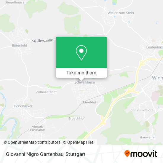 Карта Giovanni Nigro Gartenbau