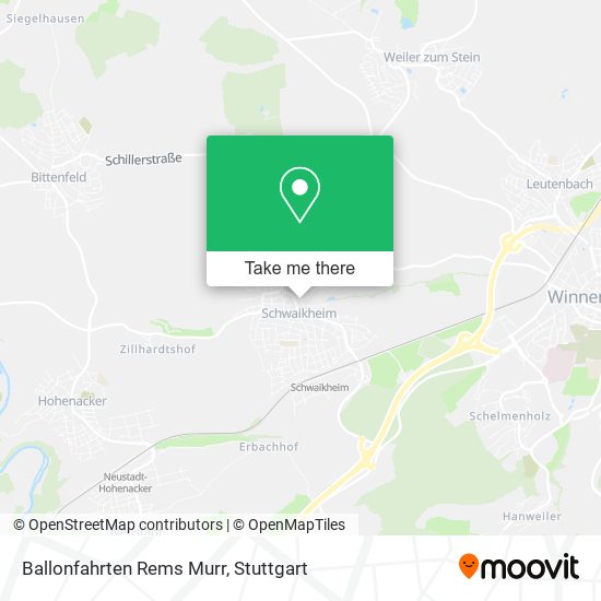 Карта Ballonfahrten Rems Murr