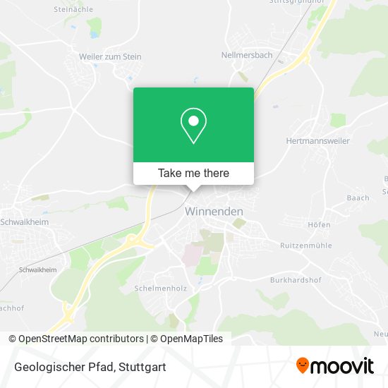 Geologischer Pfad map